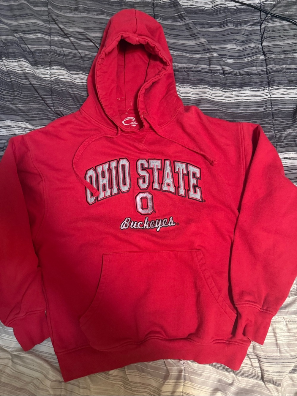 Ohio State Buckeyes Red Crewneck Hoodie - Collegiate Pullover